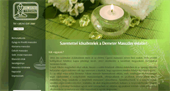 Desktop Screenshot of masszazsbudapesten.com
