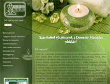 Tablet Screenshot of masszazsbudapesten.com